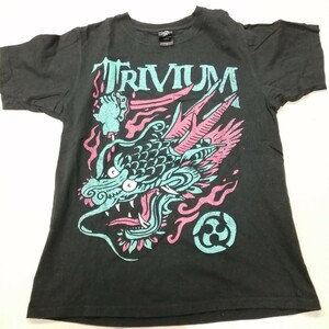 D01 バンドTシャツ　トリヴィアム　竜　TRIVIUM