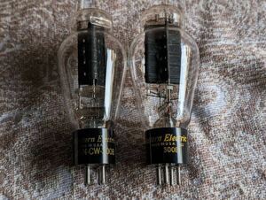 現状品 Western Electric ウエスタンエレクトリック 300B 2本 ロゴ表記違い 真空管 