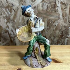 イタリア製 ITALY 人形 陶器製 置物 アンティーク インテリア オブジェ コレクション 自宅保管品