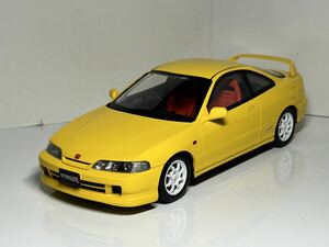 Otto 1/18 ホンダ インテグラ TypeR DC2 96spec サンライトイエロー ミニカー