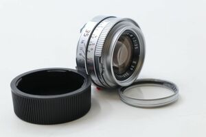 ★☆全額返金保証！最速発送！【Leica SUMMICRON-M 35mm F2 E39 シルバー 美品 動作確認済】★☆（202401-28942-kaitori）