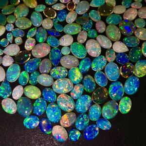 遊色効果抜群!!大量!!●天然オパールおまとめ●a 100ct ルース 裸石 宝石 ジュエリー jewelry opal 遊色 water fire white 