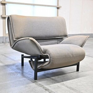 cassina「123/VERANDA/ヴェランダ」73万 本革 ヴィコ・マジストレッティ 1人掛けソファ リクライナー モダン カッシーナ