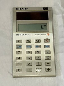 【ジャンク】EL-871 電卓 SHARP