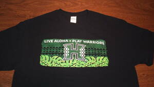 【北米仕様】UHハワイ大学 UNIVERSITY OF HAWAII TシャツサイズL アメリカ USDM高速有鉛JDMスタンス世田谷ベースHIヘラフラマノア