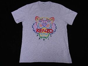 ■極美品■ KENZO ケンゾー コットン100％ 半袖 Tシャツ トップス 表記サイズ L 洋服 メンズ レディース グレー系 BG1622