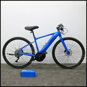 △美品! GIANT/ジャイアント 電動アシスト自転車 ファストロードE+ 10段変速/フラットバー Eロード/電動クロスバイク/電動自転車/XSサイズ