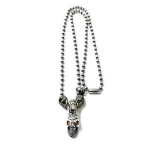 Bill wall leather ビルウォールレザー　Skull Pendant Head Necklace シルバー サイズ:F