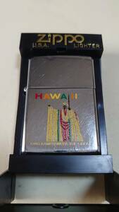 中古使用品 ビンテージ ZIPPO #250 HAWAII KING MAMEHAMEHA (1982)