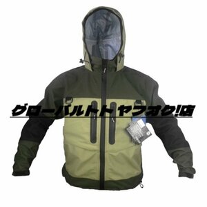 フィッシングジャケット ウェーディングジャケット 上着 迷彩 防水服 通気性 機能性 軽量 レジャー アウトドア z2500