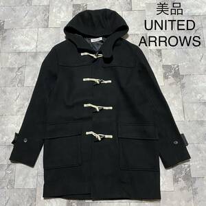 美品 UNITED ARROWS ユナイテッドアローズ ビューティーアンドユース メルトン ダッフルコート ジャケット 定価35000程 サイズXL 玉FS1066