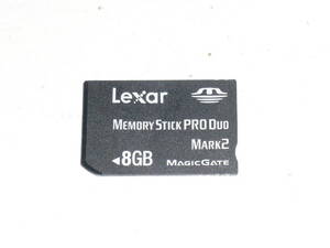 動作保証！Lexar Memory Stick PRO Duo 8GB MAGICGATE