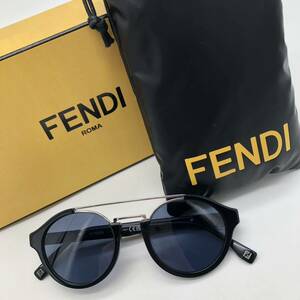 FENDI フェンディ サングラス ネイビーブルー ブラック アクセサリー ファッション P1430