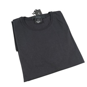 GUCCI グッチ 362.5537 半袖Ｔシャツ コットン 黒 ユニセックス【13220351】未使用