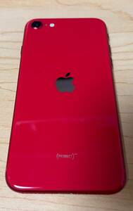 第2世代 iPhone SE RED 64GB SIMフリー 液晶難あり