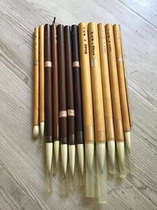 日本画用　彩色筆　絵筆　不朽堂　和筆 ？竹筆？　画筆　まとめ売り　