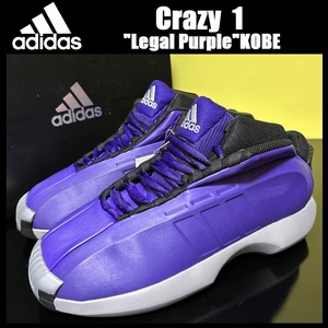 26.5cm/US8.5 ★新品 adidas Crazy 1 Legal Purple KOBE アディダス クレイジー 1 スニーカー バッシュ コービー NBA LAKERS GY8944