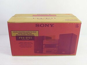 ∞【未使用/現状品】SONY ソニー ミニハイファイコンポーネントシステム FH-P11 CD/カセット/チューナー 保管品 デッキ □H8