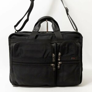 【1円スタート】TUMI トゥミ 26041D4 エクスパンダブル ビジネスバッグ ブリーフケース バリスティックナイロン ブラック 黒 メンズ 鞄 bag