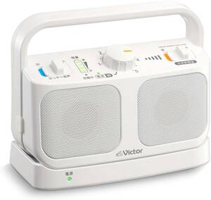 JVCケンウッド Victor SP-A900-W お手元テレビスピーカー ワイヤレス みみ (中古品)