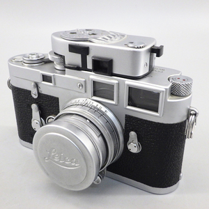 1円〜 Leica ライカ M3+Summicron f=5cm 1:2 ※動作未確認 現状品 カメラ 334-2640654【O商品】