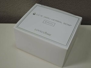 LOVECOSME JAMU HERBAL SOAP ラブコスメ ジャムウ ハーバルソープ 68g×3個入 純練化粧石鹸/未使用品