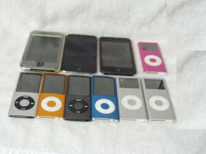 4点 iPod nano A1285(8GB)+3点A1199+2点A1213+1点A1367・動作未確認・(総計:10点 iPod 本体のみ)!!!