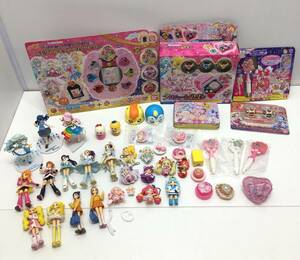 :1円～ [ジャンク] プリキュアおもちゃ.グッズまとめ 変身タッチフォン プリハートDX/フィギュア/キーホルダー 他 キズ汚れ有 商品保証不可