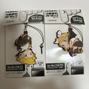 鏡音リン 鏡音レン つままれストラップ イヤホンジャック