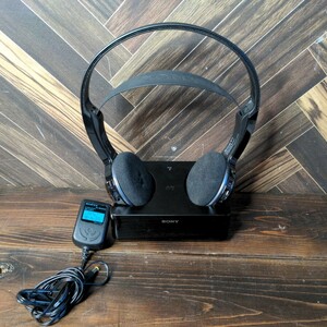  H1089 SONY ソニー MDR-IF245R 赤外線 コードレスステレオヘッドホンシステム ブラック ワイヤレス ヘッドホン 送料全国一律710円