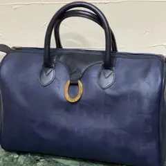 希少 良品 Christian Dior ミニボストンバッグ トロッター柄