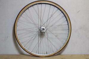 ○リムモデル不明 SHIMANO シマノ shimano600ハブ ULTEGRAグレードチューブラー 手組みホイール フロントのみ ジャンク品