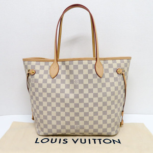 質イコー [ルイヴィトン] LOUIS VUITTON ダミエ アズール ネヴァーフルMM 旧型 ショルダートートバッグ N51107 AR5009 中古