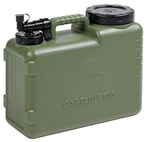 キャプテンスタッグ(CAPTAIN STAG) ポリタンク ウォータータンク ウォータージャグ 抗菌タイプ 10L オリ