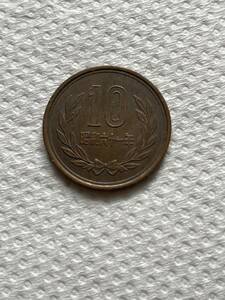 昭和61年　硬貨 十円玉 十円硬貨 貨幣 後期　レア　六十一年　十円銅貨 コイン 