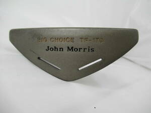 ★John Morris BIG CHOICE TF-170 パター 34インチ 純正カーボンシャフト B723★レア★激安★中古★