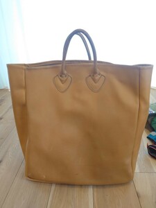 希少 レア 60s 70s L.L.BEAN Leather TOTE BAG Large エルエルビーン LLビーン レザー トートバッグ ラージサイズ ビンテージ 筆記体タグ