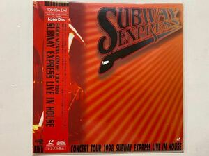 矢沢永吉 SUBWAY EXPRESS LIVE IN HOUSE 1998 レーザーディスク美品 検　矢沢永吉、ロックンロール 、キャロル、LD