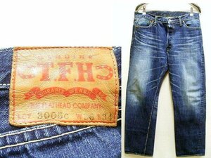 ◇即決[W36]フラットヘッド 3005C ストレート 14.5oz 赤タブ ビンテージ復刻 レプリカ デニム パンツ THE FLAT HEAD■13