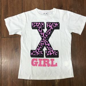 x-girl エックスガール tシャツ サイズ1 白 e1