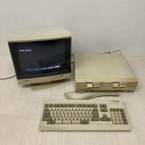 1円〜【希少 当時物 】NEC PC-KD862 カラーディスプレイモニター PC-8801 MH 2HDキーボード パソコン 旧型 レトロ ビンテージ ジャンク品