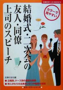 結婚式・二次会の友人・同僚・上司のスピーチ 主婦の友ベストＢＯＯＫＳ／主婦の友社(編者)