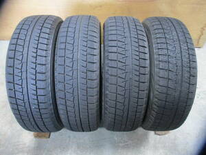 9分山　スタットレス 175/65R14 ブリジストン REVO GZ 4本 Z-12