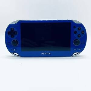 SONY PSVITA Playstation/Wi-Fiモデル/PCH-1000/プレイステーションヴィータ ソニー/青 ブルー