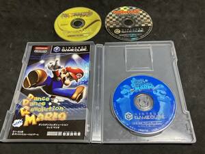 【中古】任天堂 Nintendo ゲームキューブ GCソフト マリオテニスGC マリオカートダブルダッシュ DDR with MARIO 3本セット