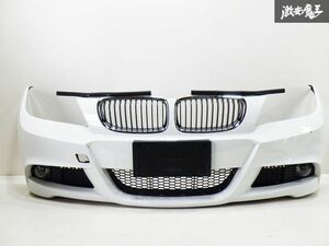 BMW純正 E90 E913シリーズ Mスポーツ 後期 LCI フロントバンパー グリル付き ホワイト 棚