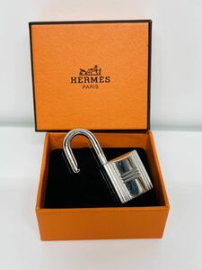 HERMES カデナ シルバー 南京錠 チャーム エルメス シェーヌダンクル アクセサリー ケリー 121番