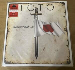 未開封　輸入盤Toto 「Live In Tokyo 1980」 Red Color Vinyl 2018 RSD Made In E.U.