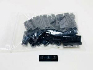 【新品未使用】レゴ　LEGO　プレート　1x3 ブラック　黒　50枚　１×３