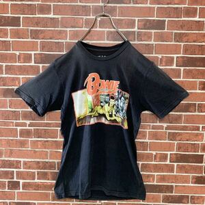 【激レア】USA製　デヴィッドボウイ　David Bowie バンドTシャツ　古着　ヴィンテージ　ロック　ラップ　ムービー　ミュージック　黒